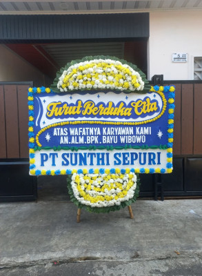 Papan Bunga Duka di Kapuas Barat